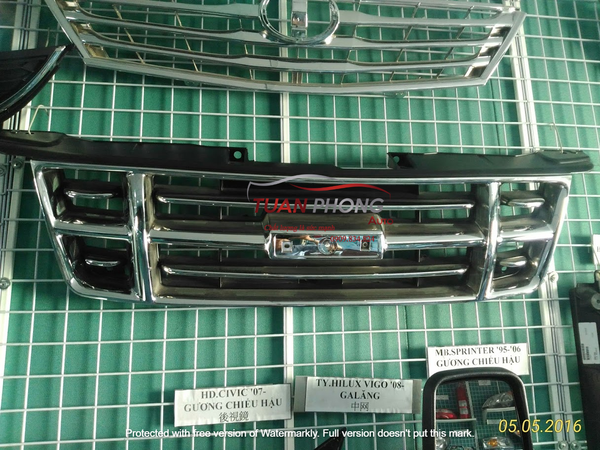 MẶT GA LĂNG ISUZU  DMAX 2007-2009